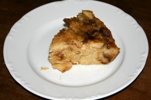 pudding aux pommes