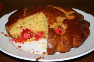 Brioche de Pâque aux pralines