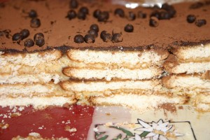 Gâteau petits beurres, crême de marron