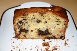 Gateau poire chocolat